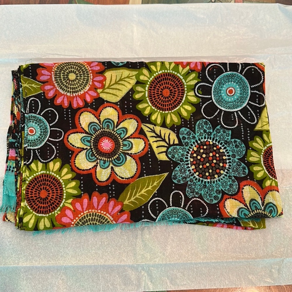 Vera Bradley Floral Pashmina Scarf